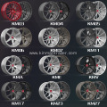 5 stud aluminum alloy forged wheels for racing cars